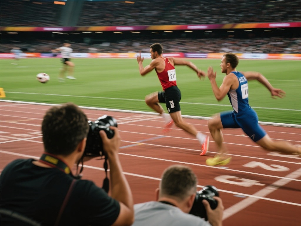 不同的运动需要不同的拍摄策略。例如，拍摄足球比赛时